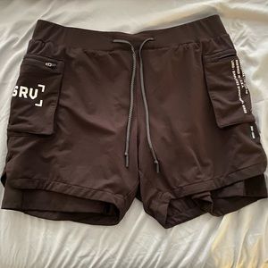 ASRV SILVER-LITE 5” LINER CARGO SHORT -DARK EARTH